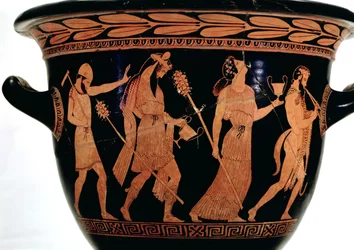 Dionysische processie, (detail)